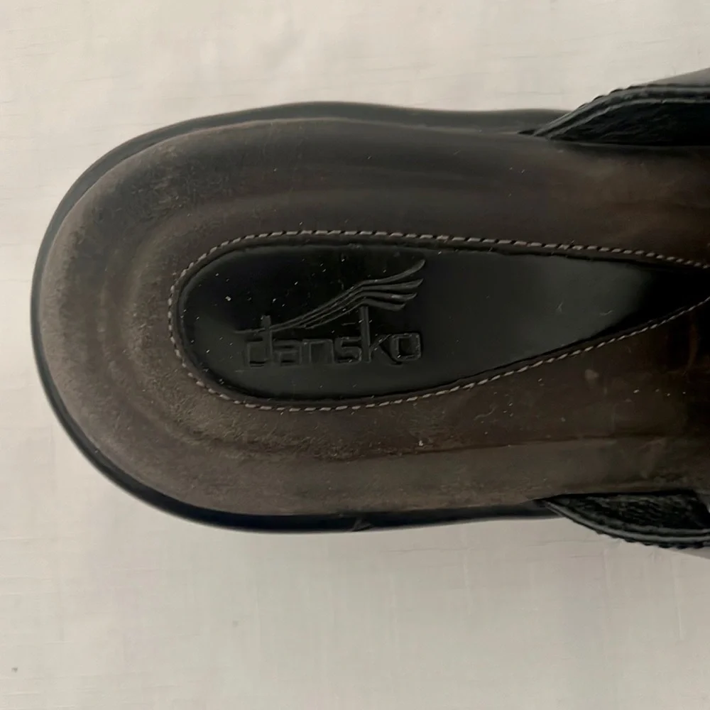 Dansko / Wedge / Leather Slip~On Sandals - Picture 7 of 13